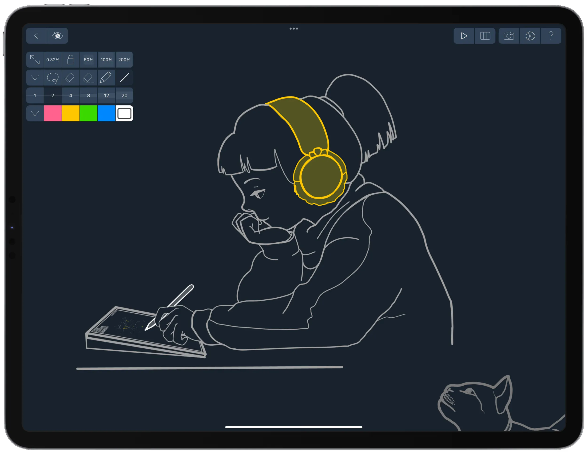 Apple Pencil drawing